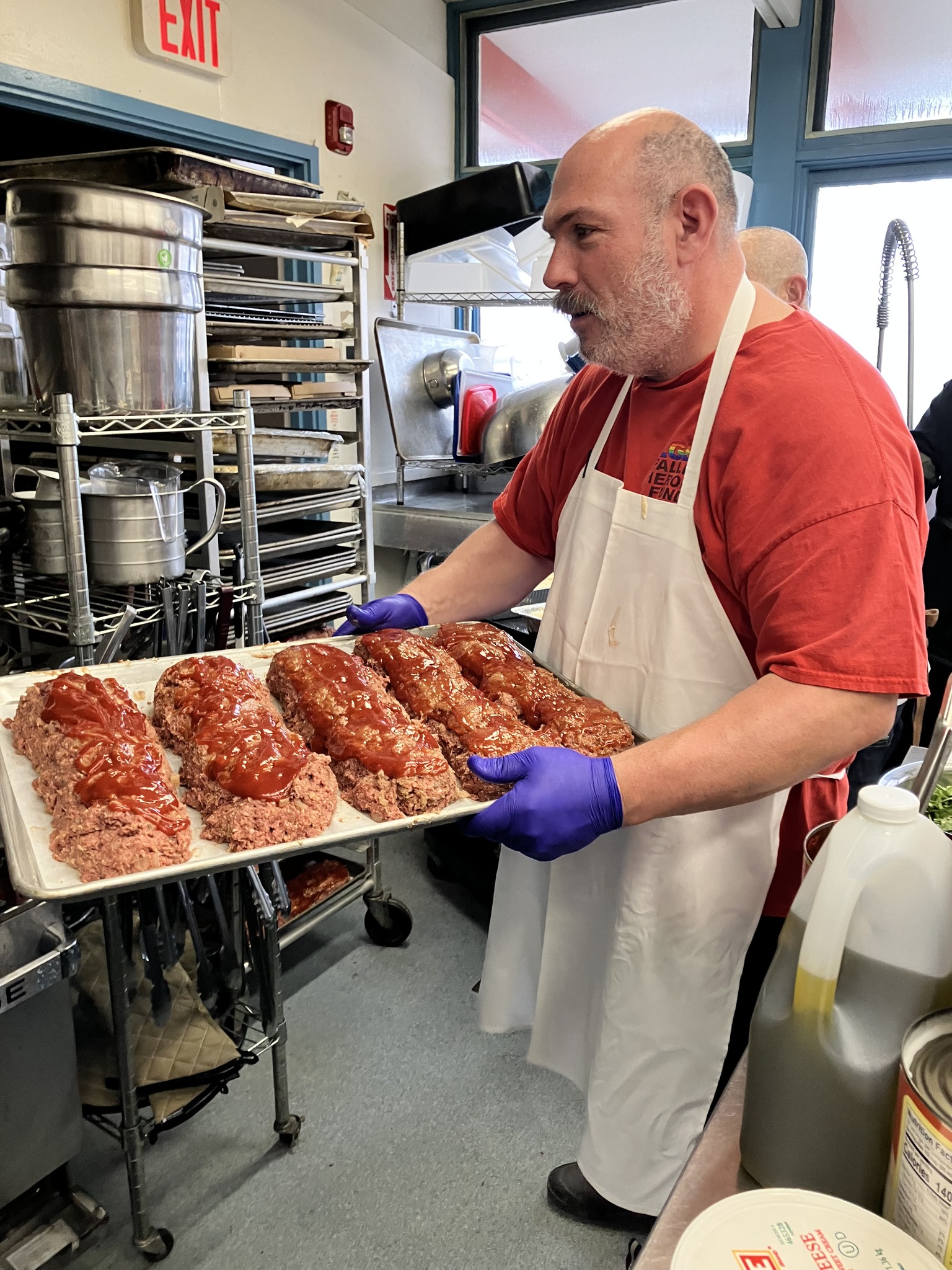 Soup Kitchen in Provincetown volunteers