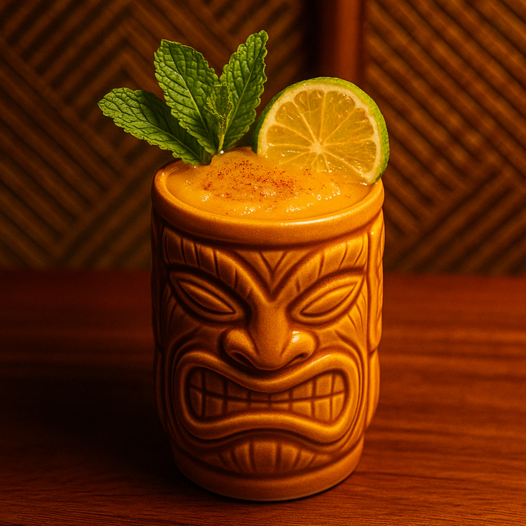 Spiced Mango Mai Tai