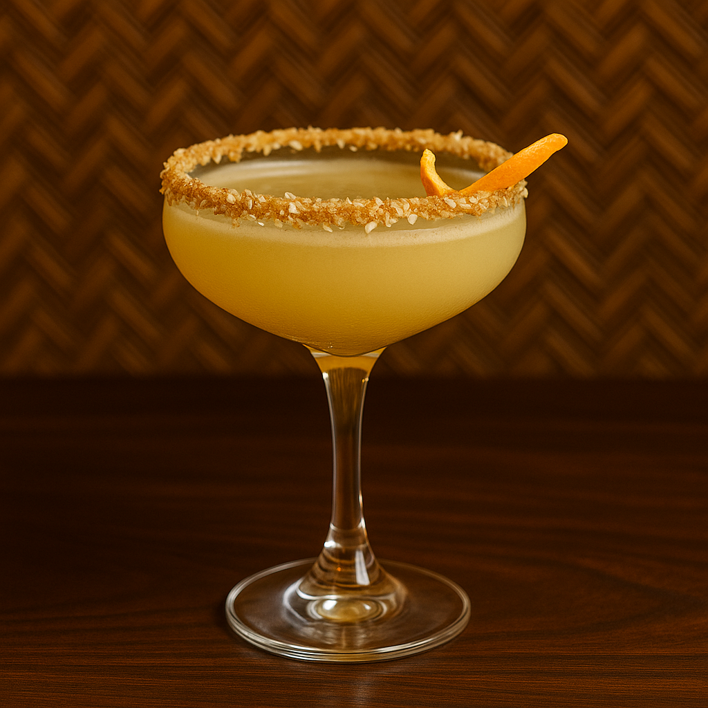 Coconut Cardamom Crusta